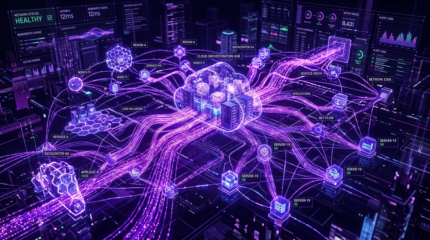 Cloud Orchestration Hub network visualization